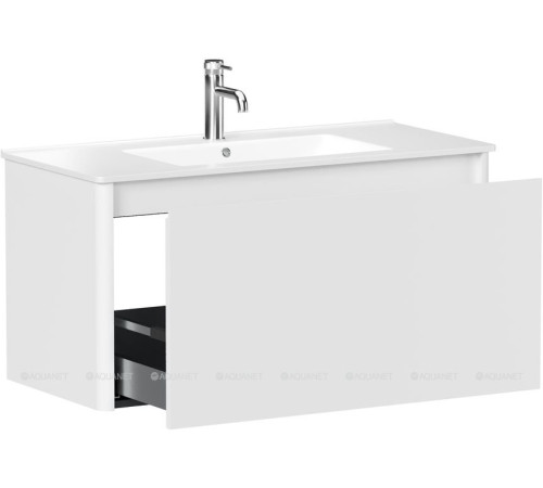 Тумба Allen Brau GRAVITY 100 см 1 ящик белый матовый 1.370014.WM