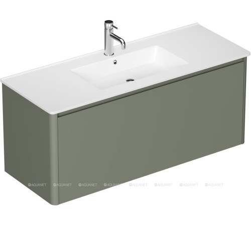 Тумба Allen Brau GRAVITY 120 см 1 ящик олива матовый 1.370015.CGM