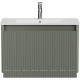 Тумба под раковину Allen Brau GRAVITY 80 1 ящик с фрезеровкой олива матовый 1.370017.CGM