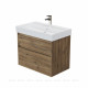Тумба с раковиной Aquanet Nova Lite 2.0 75 2 ящика дуб рустикальный 00348194