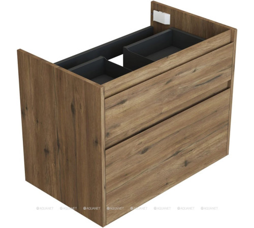 Тумба с раковиной Aquanet Nova Lite 2.0 75 2 ящика дуб рустикальный 00348194