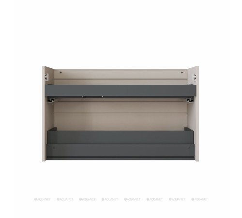 Тумба под раковину Aquanet Nova Lite 2.0 100 R 2 ящика бежевый 00346326
