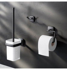 Набор аксессуаров для туалета AM.PM Gem черный AK90T2003B