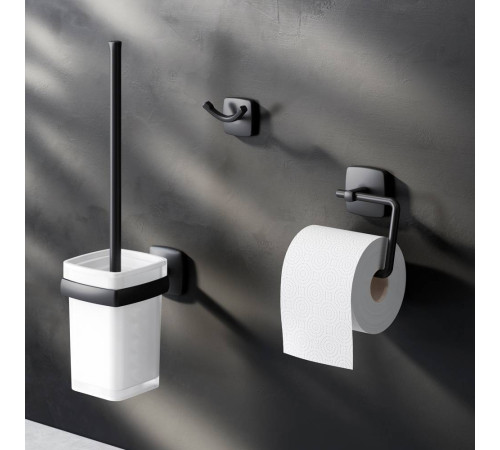 Набор аксессуаров для туалета AM.PM Gem черный AK90T2003B