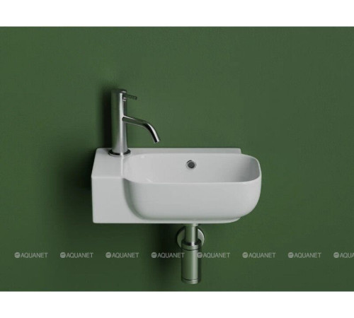 Раковина подвесная Ceramica Nova Element 403х249х140 мм левая белая CN6074L