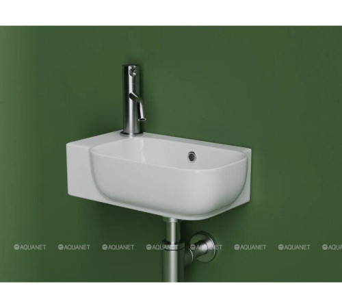 Раковина подвесная Ceramica Nova Element 403х249х140 мм левая белая CN6074L