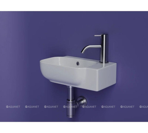 Раковина подвесная Ceramica Nova Element 403х249х140 мм левая белая CN6074L