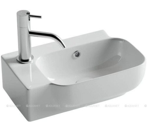 Раковина подвесная Ceramica Nova Element 403х249х140 мм левая белая CN6074L