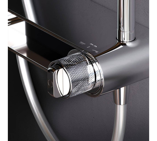 Душевая система AM.PM X-Joy со смесителем-полкой F0785A600