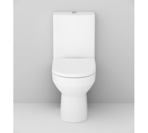 Унитаз-компакт напольный AM.PM Gem безободковый с сиденьем микролифт C708600SC
