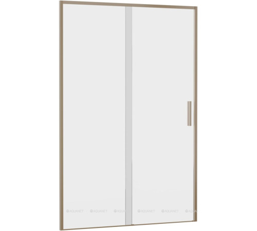 Душевая дверь в нишу Aquanet Pleasure Evo 1300 мм золотой никель Easy Clean AE65-N130-GBT