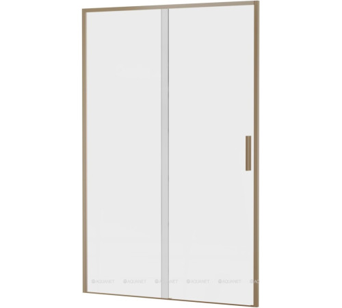 Душевая дверь в нишу Aquanet Pleasure Evo 1300 мм золотой никель Easy Clean AE65-N130-GBT