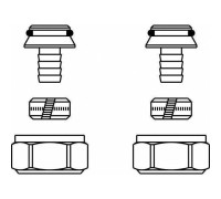 Набор со стяжным кольцом Oventrop Ofix K 16x2 мм G 3/4 2 шт 1016874