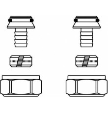 Набор со стяжным кольцом Oventrop Ofix K 16x2 мм G 3/4 2 шт 1016874