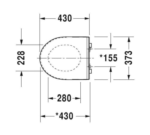Сиденье для унитаза съемное Duravit DuraStyle Basic с микролифтом белое 0020790000