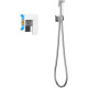 Набор с гигиеническим душем Aquanet Либра (смеситель, лейка, шланг, держатель) AQ1619CR