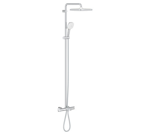 Душевая система GROHE Tempesta System 250 Cube с термостатом и изливом на ванну хром 26691001
