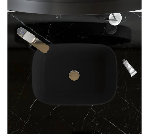 Раковина накладная AM.PM Func 45 см прямоугольная M8FWCC10450BM