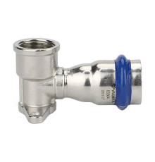 Водорозетка раструбная Varmega Inox Press 18x1/2 ВР нержавеющая сталь VM716001804