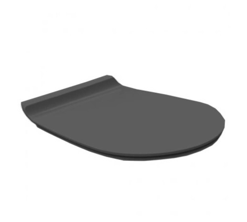 Сиденье для унитаза Simas Vignoni с микролифтом черный матовый/хром VI004nero matt/cr