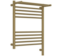 Полотенцесушитель электрический Сунержа Богема 3.1 с 1 полкой 50х60 см правый золотой шёлк матовый 32-6007-6050