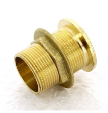 Выпуск резервуарный Tiemme 1 1/4 НР с фланцем и контргайкой без заглушки 1500231