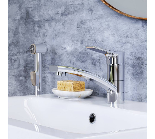 Смеситель для раковины AM.PM Jupiter с гигиеническим душем 770230001