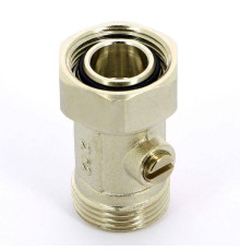 Узел радиаторный прямой Uni-Fitt 3/4 EK x 3/4 EK со встроенным краном 194N3300