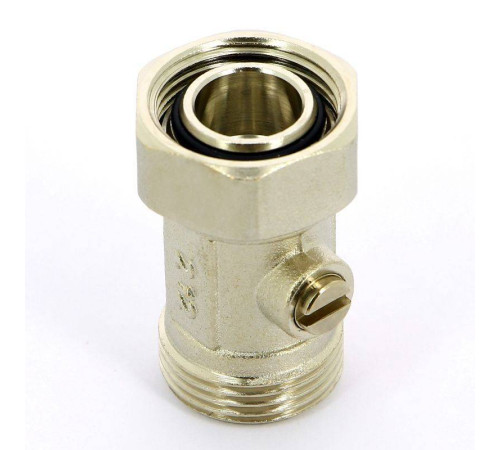 Узел радиаторный прямой Uni-Fitt 3/4 EK x 3/4 EK со встроенным краном 194N3300