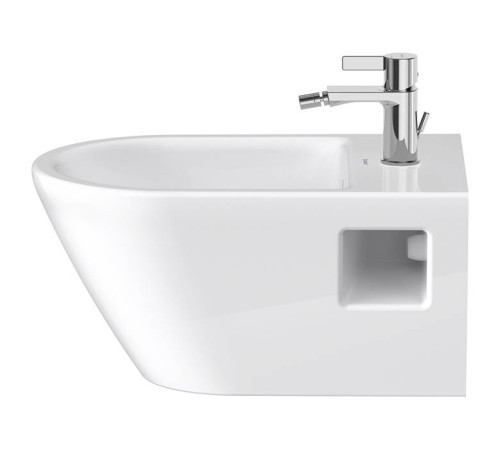 Биде подвесное Duravit D-Neo 37x54 см с переливом белый 2295150000