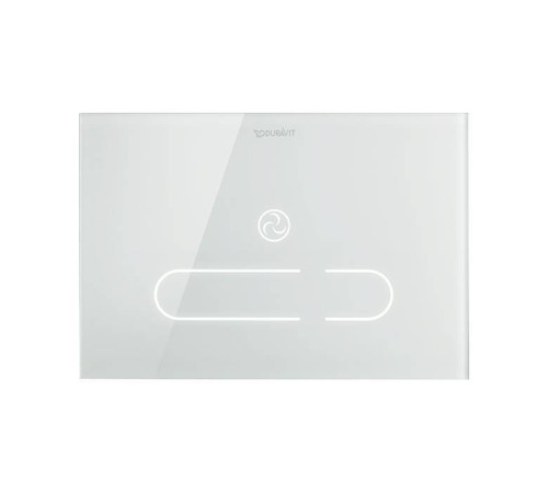 Клавиша смыва Duravit A.1 Plus белое стекло с подсветкой WD5013012060