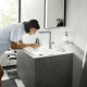 Смеситель для раковины Hansgrohe Finoris на 1 отверстие с донным клапаном Push-Open хром 76063000