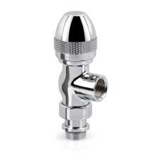 Вентиль радиаторный осевой SR Rubinetterie Ovus 1/2 хром 0431-1500C000