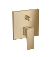 Смеситель для душа hansgrohe Metropol на 2 потребителя внешняя часть шлифованная бронза 32546140