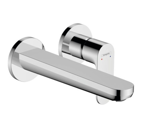 Смеситель для раковины Hansgrohe Rebris S настенный скрытого монтажа излив 20 см хром 72528000