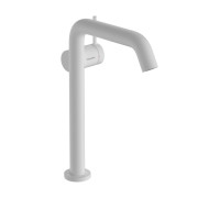 Смеситель для раковины hansgrohe Tecturis S 240 Fine CoolStart EcoSmart+ со сливным гарнитуром Push-Open матовый белый 73370700