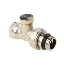 Клапан настроечный прямой Hogart Premium 1/2 НВ PN 10 с кольцом TR11304