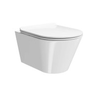 Унитаз подвесной Kerama Marazzi Plaza Modern 36х53 см безободковый KMPMWc53GWh2