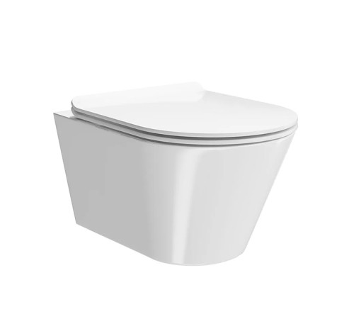 Унитаз подвесной Kerama Marazzi Plaza Modern 36х53 см безободковый KMPMWc53GWh2