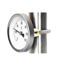 Термометр биметаллический накладной Watts ATS 63 мм 0-120 °C ATS6312052