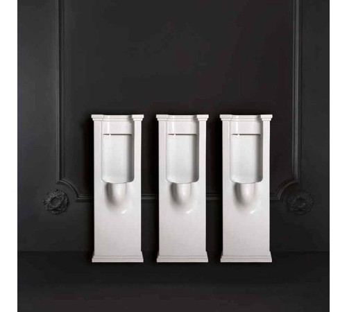 Писсуар напольный Kerasan Waldorf с сифоном и комплектом крепежа белый 413101