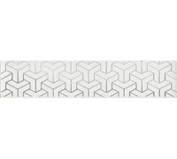 Бордюр Kerama Marazzi Ломбардиа белый 25х5,4 см AD\A569\6397