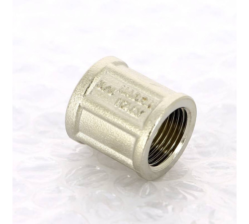Муфта резьбовая никелированная Tiemme ВР-ВР 3/8 1500461