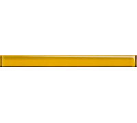 Бордюр стеклянный Cersanit Universal Glass желтый 4x45 см UG1H061