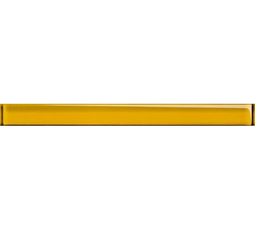 Бордюр стеклянный Cersanit Universal Glass желтый 4x45 см UG1H061