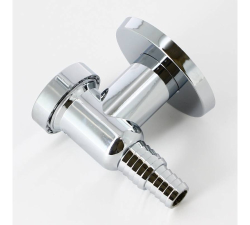 Сифон для стиральной машины Alcaplast наружный пластиковый хром APS1