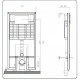 Система инсталляции для подвесного унитаза BETTOSERB Sava Fix Slim 40006456