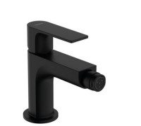 Смеситель для биде Hansgrohe Rebris E однорычажный с донным клапаном черный матовый 72211670