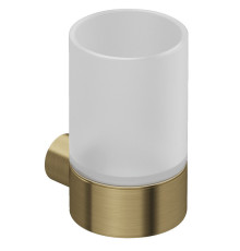 Держатель со стаканом KLUDI VELA R Brushed Gold 58975N0