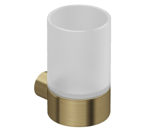 Держатель со стаканом KLUDI VELA R Brushed Gold 58975N0